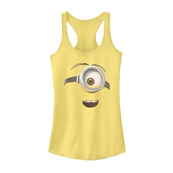 Juniors' Despicable Me Minions Stuart Face Tank Top