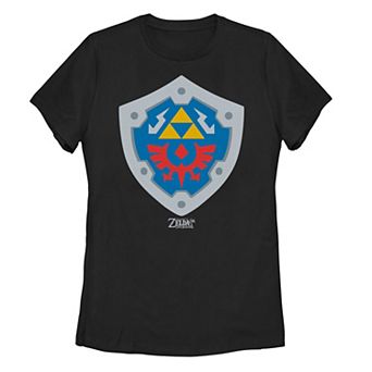 Juniors' Nintendo Legend Of Zelda Link's Awakening Hylian Shield Logo Tee