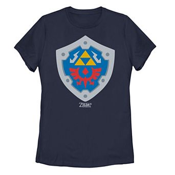 Juniors' Nintendo Legend Of Zelda Link's Awakening Hylian Shield Logo Tee