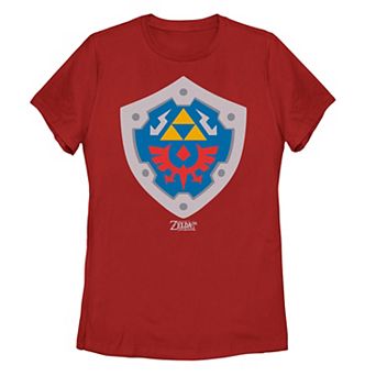Juniors' Nintendo Legend Of Zelda Link's Awakening Hylian Shield Logo Tee
