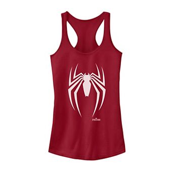 Juniors' Marvel Spider-Man Game Logo Tank Top