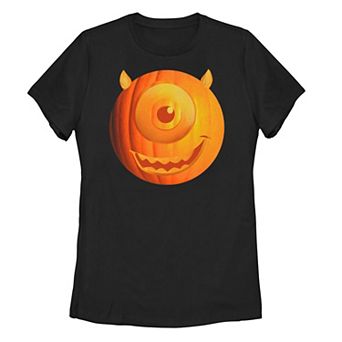 Juniors' ©Disney Pixar Monsters University Mike Wazowski Pumpkin Head Tee