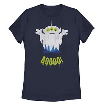 Juniors' ©Disney Pixar Toy Story Ghost Alien Boo Portrait Logo Tee