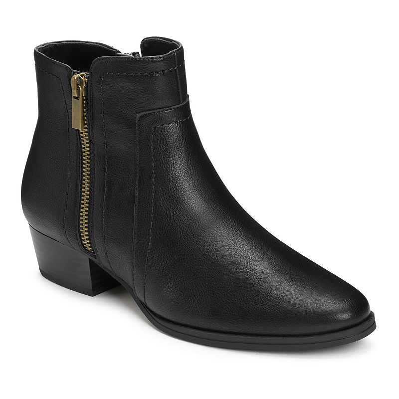UPC 825073946136 product image for Aerosoles Double Cross Women's Ankle Boots, Size: 12, Black | upcitemdb.com