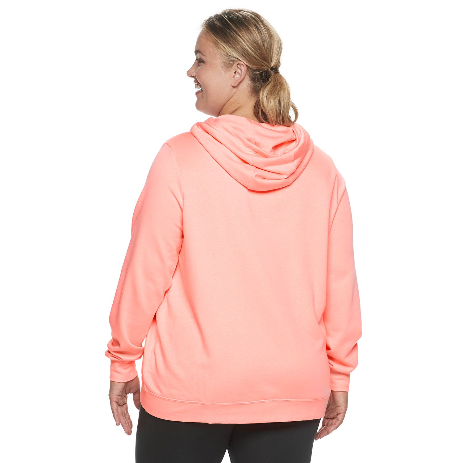 plus size nike cowlneck hoodie