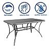 Cosco Outdoor Living Paloma Steel Patio Dining Table