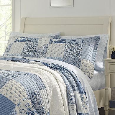 Laura Ashley Paisley Patchwork Quilt Set