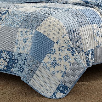 Laura Ashley Paisley Patchwork Quilt Set