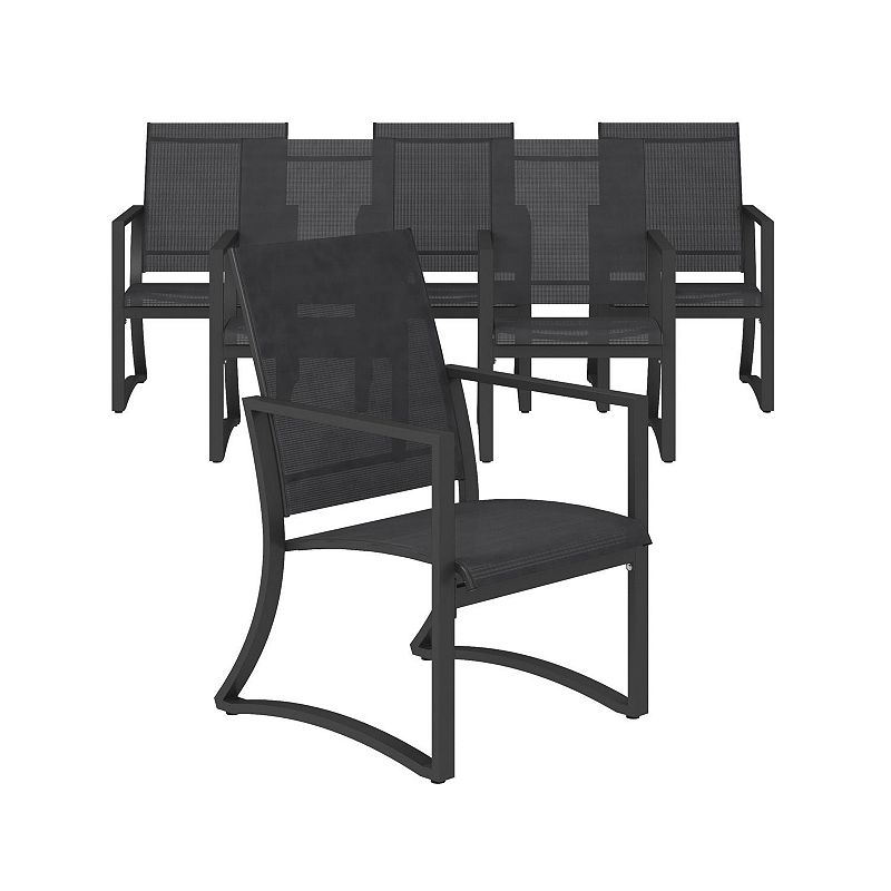 48428670 Cosco Outdoor Living Dining Chair 6-piece Patio Se sku 48428670