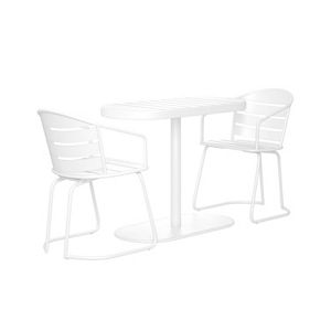 Cosmoliving Neesa Patio Chair End Table 4 Piece Set