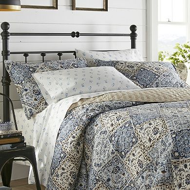 Stone Cottage Arell Blue Quilt Set