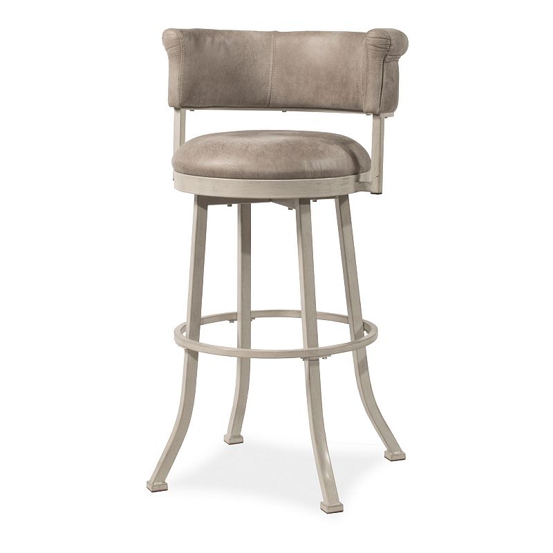 Hillsdale Furniture Westport Swivel Counter Stool, Beig/Green