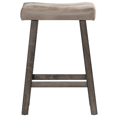 Hillsdale Furniture Saddle Backless Bar Stool