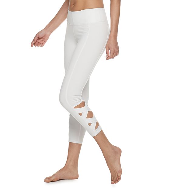 Women's Gaiam Om Lotus High-Waisted Capri Leggings