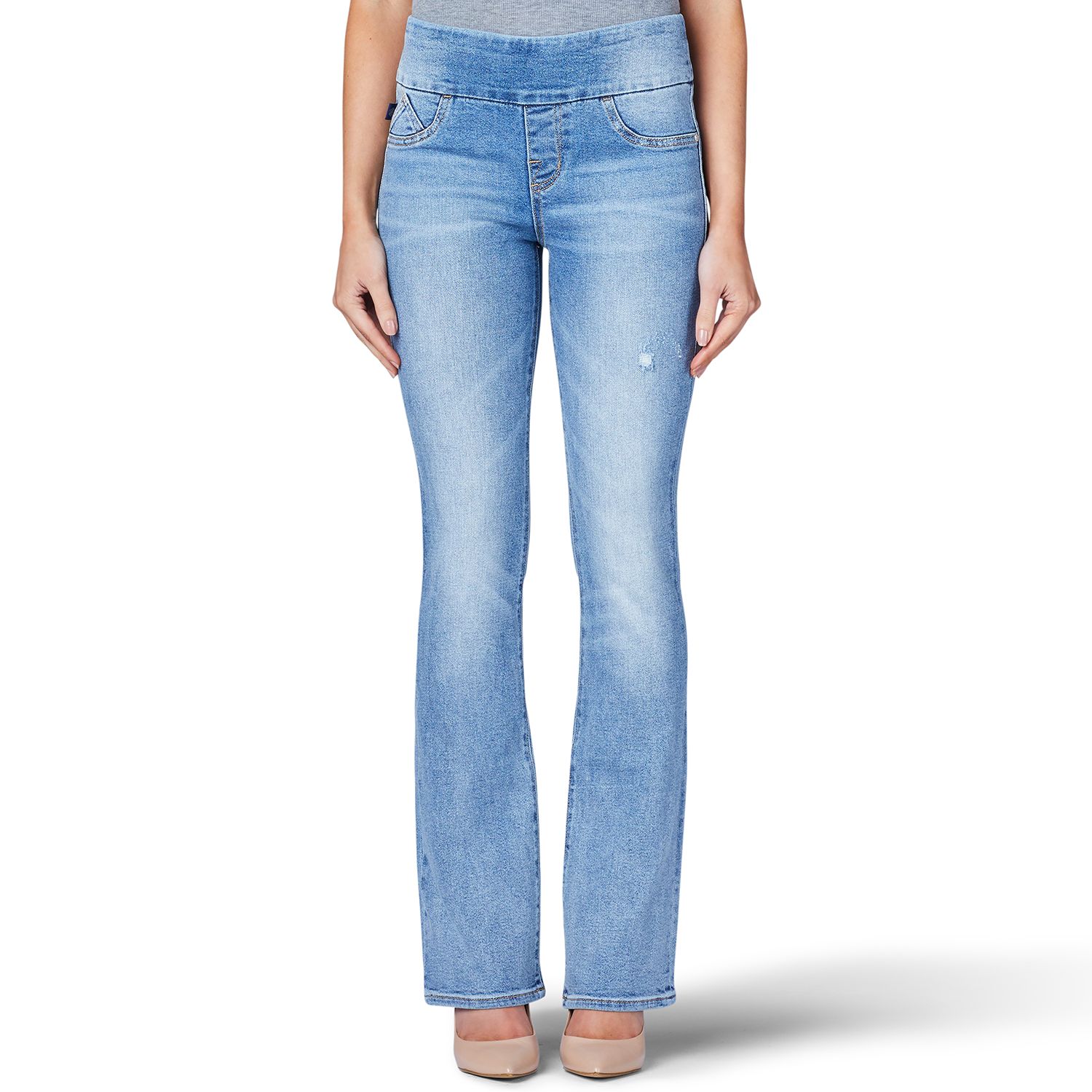 women's pull up denim jeans