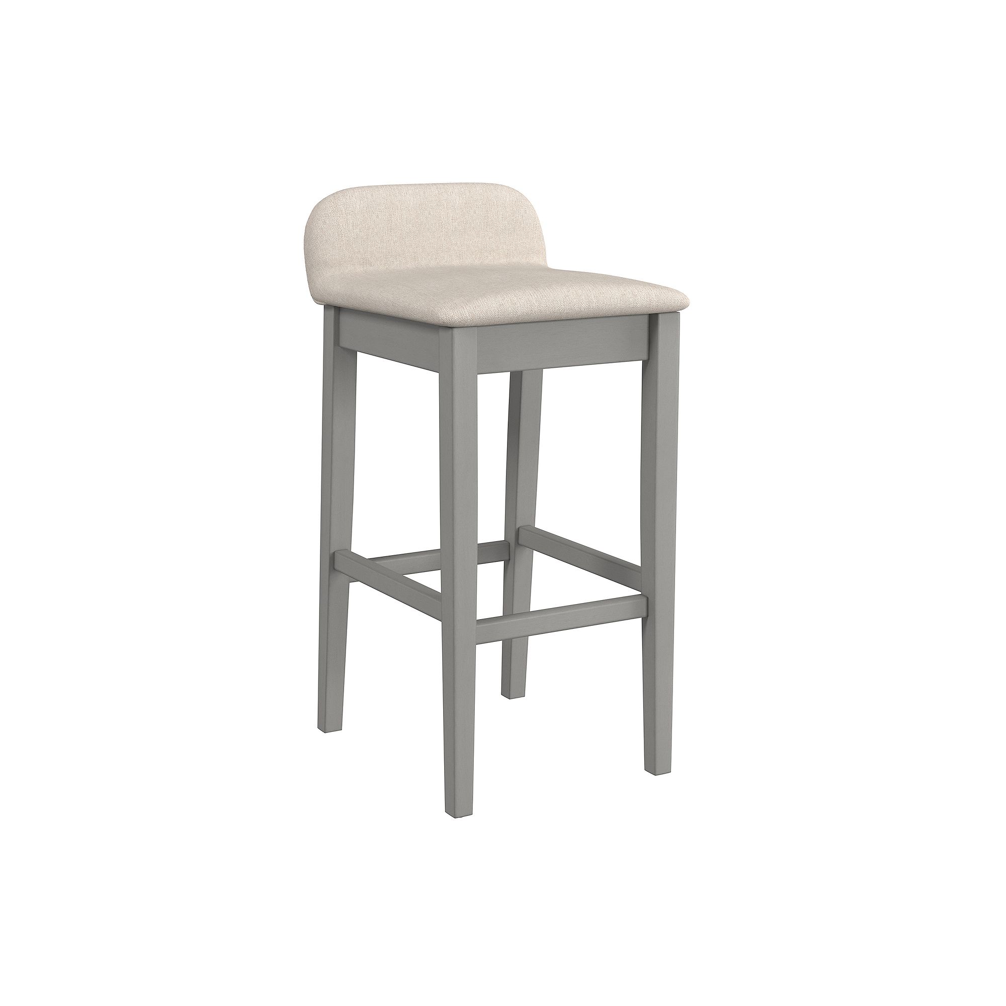 Hillsdale Furniture Maydena Bar Stool, Distressed Gray