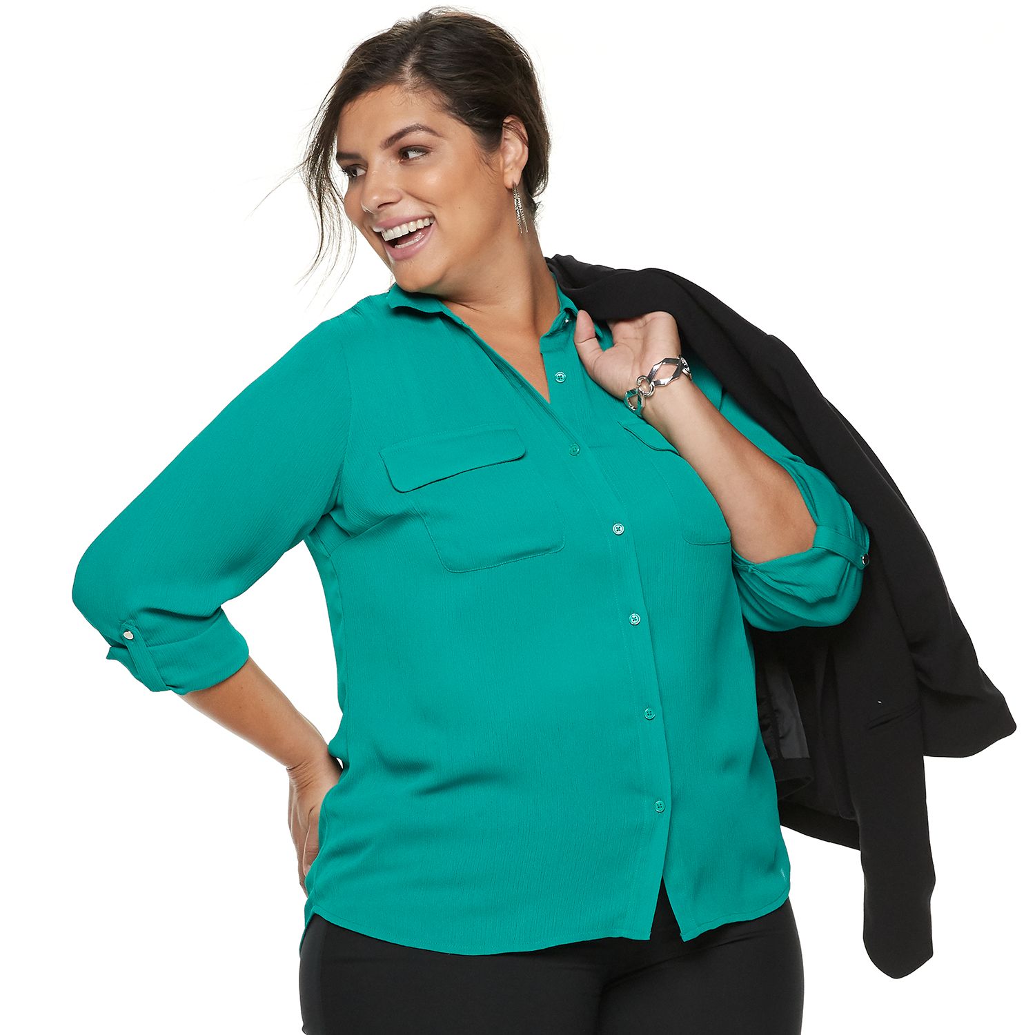kohls plus size blouses