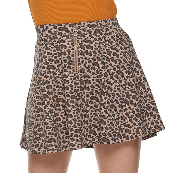 Leopard print outlet mini skirt kohls