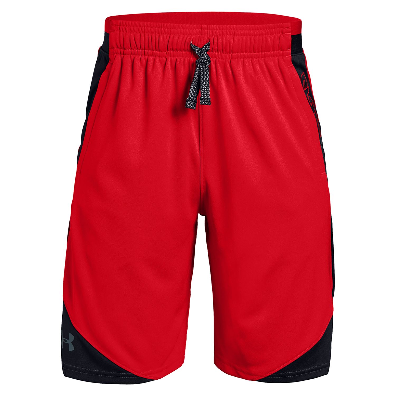 boys black under armour shorts