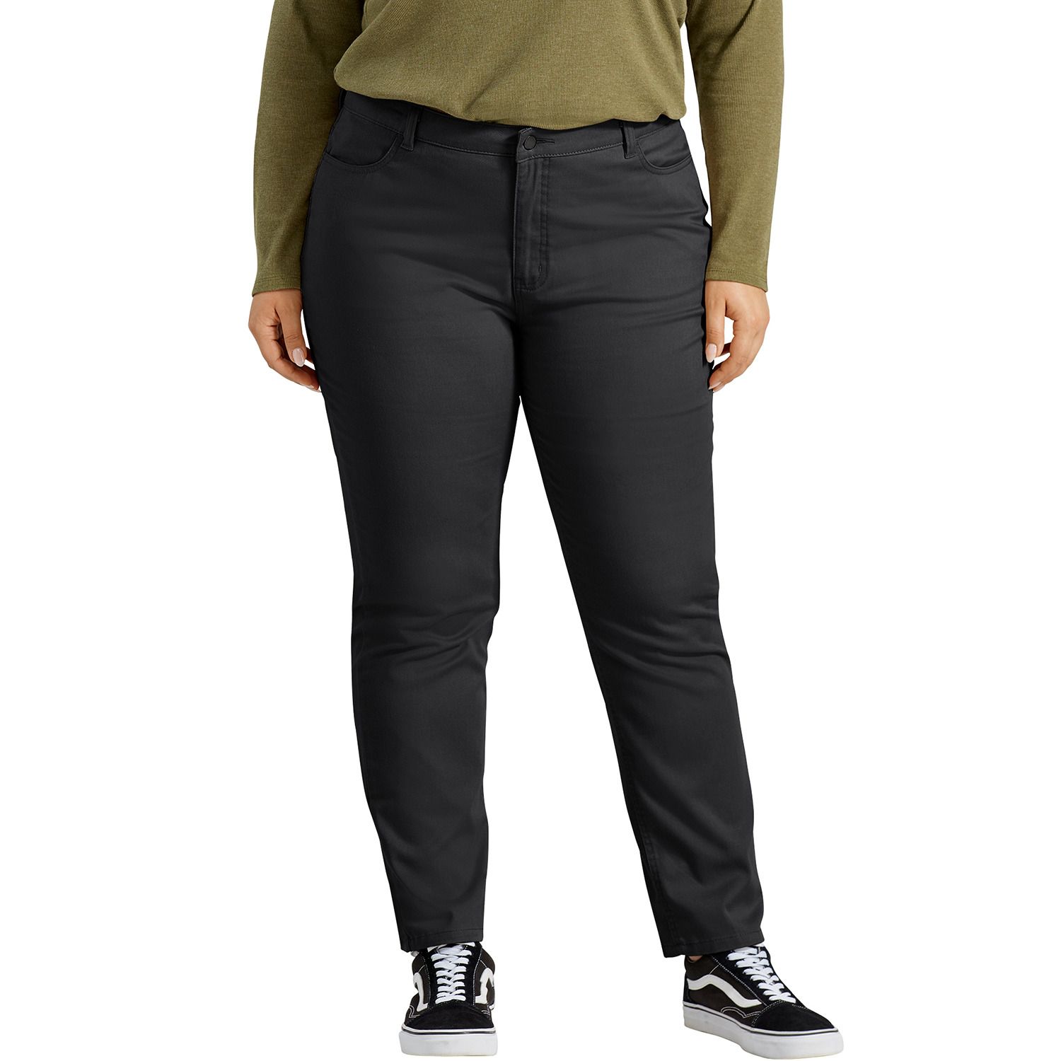 plus size skinny khakis