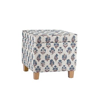 HomePop Square Tufted Storage Ottoman