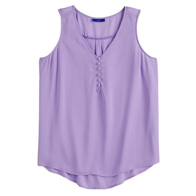 Women's Apt. 9® Button-Front Tank