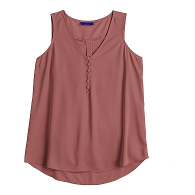 Women's Apt. 9® Button-Front Tank