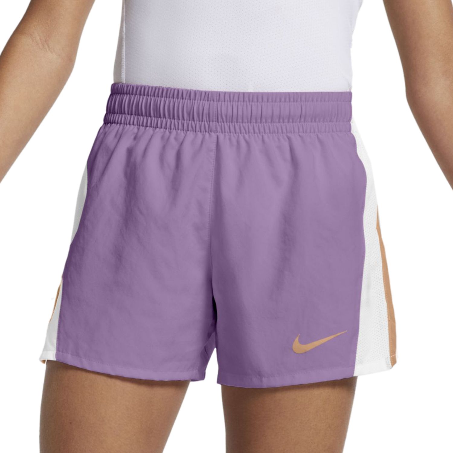 purple nike shorts outfit