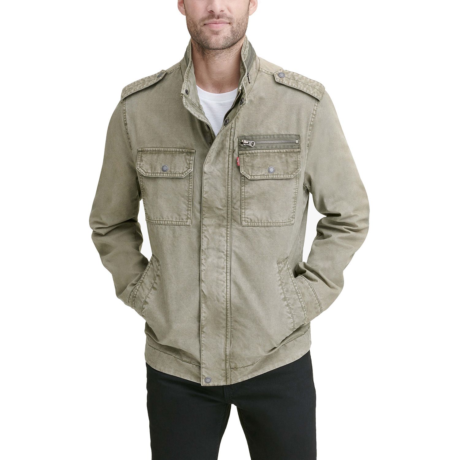 levi's cotton military jacket