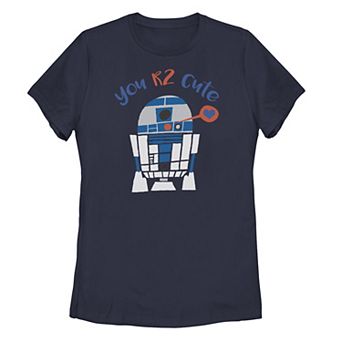 Juniors' Star War You R2 Cute R2-D2 Portrait Tee