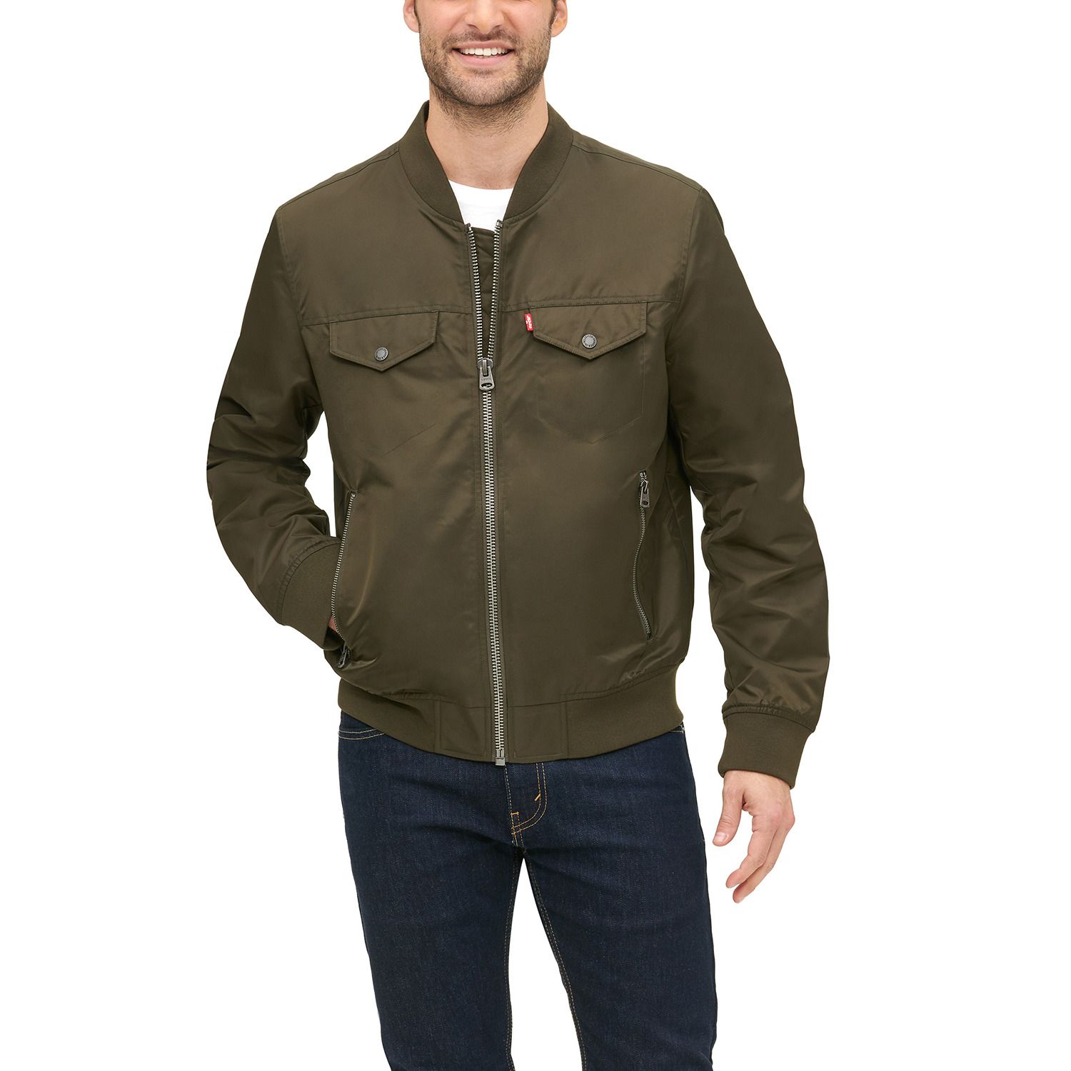 levi's flight bomber jacket