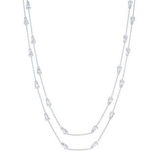 Argento Bella Textured Bead Chain Layered Necklace