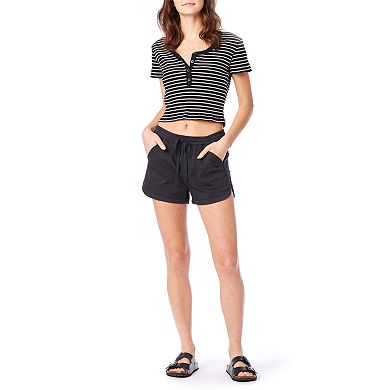 Juniors' Unionbay Maribeth Sateen Shorts