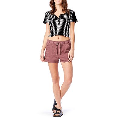 Juniors' UNIONBAY Maribeth Sateen Shorts