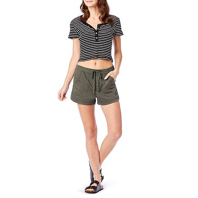 Juniors' Unionbay Maribeth Sateen Shorts