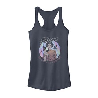 Juniors' Star Wars Future of The Galaxy Is Female Retro Portrait Tank Top