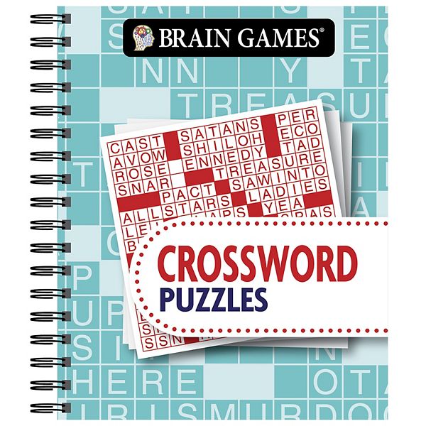 Brain Games Mini Crossword Puzzles Book