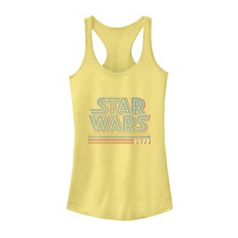 Juniors' Star Wars Retro 1977 Striped Logo Tank Top
