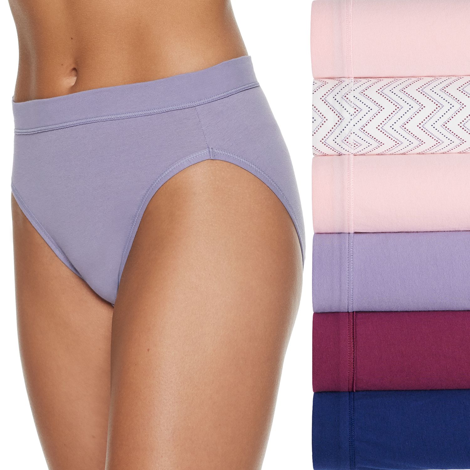 fruit of the loom hi cut panties