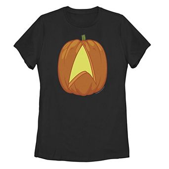 Juniors' Star Trek Command Badge Pumpkin Carving Tee