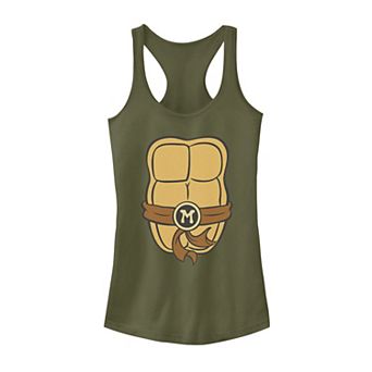Juniors' Ninja Turtles Michelangelo Chest Costume Tank Top