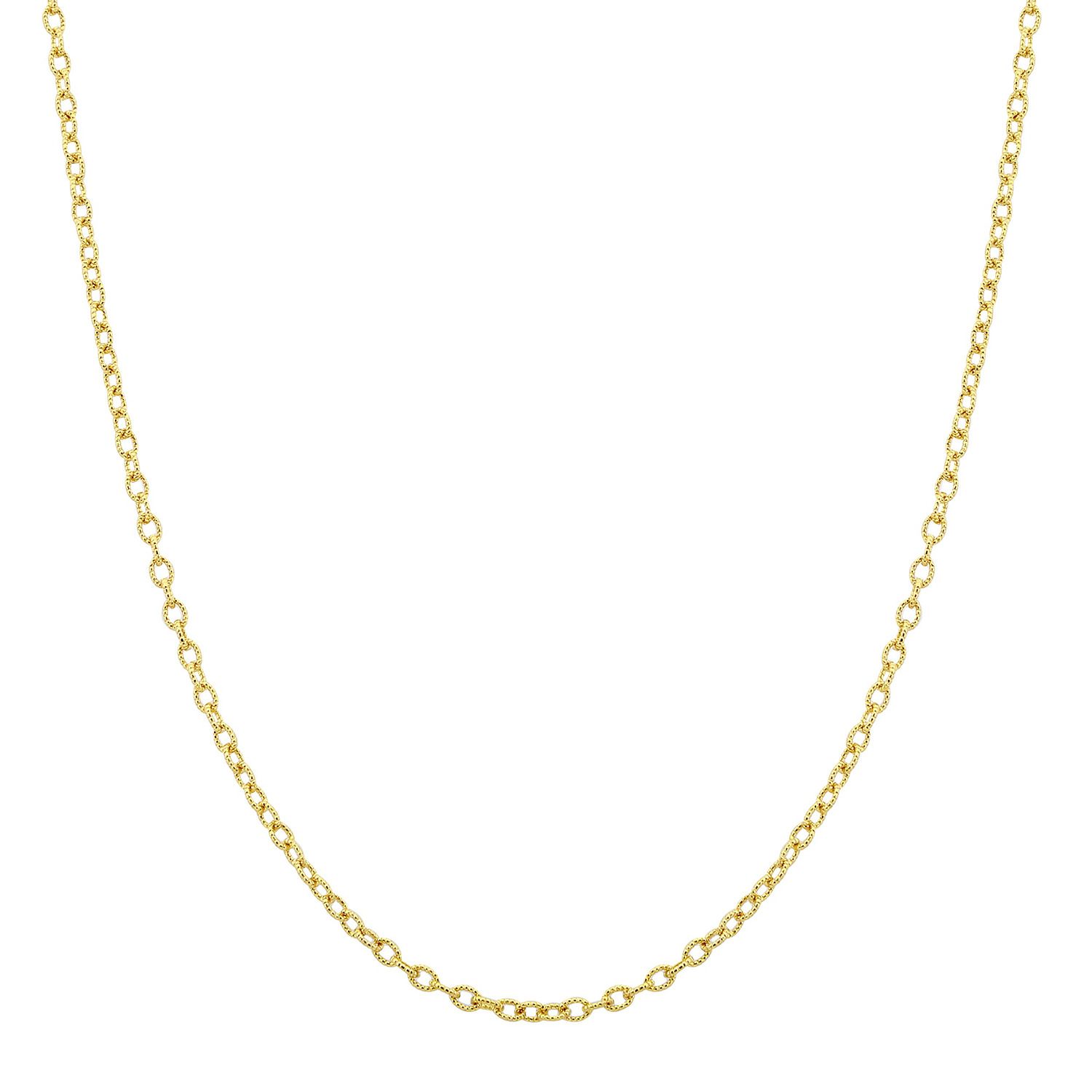 PRIMROSE Sterling Silver Cable Chain Infinity Necklace