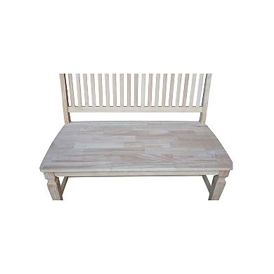 International Concepts Vista Slatback Bench