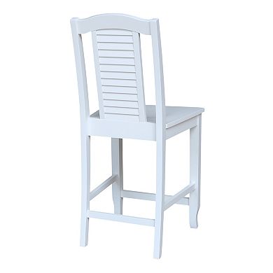 International Concepts Seaside Counter Stool