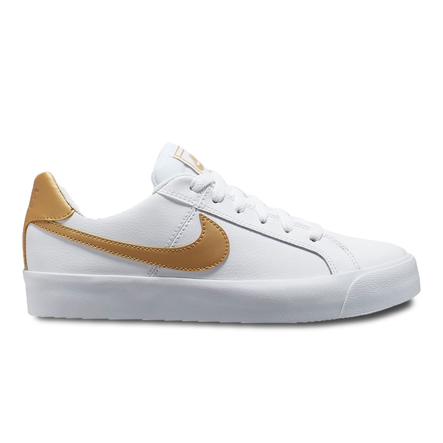 nike womens shoes white and gold