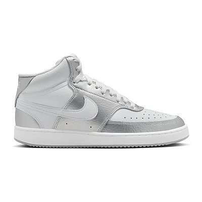 Silver nike high tops sales