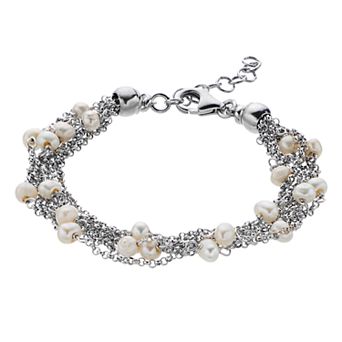Sterling Silver Multi Strand Bracelet