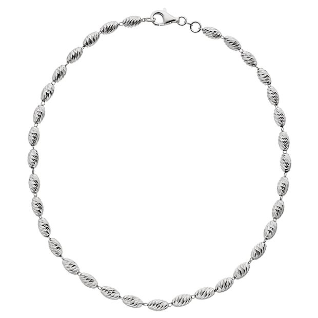 Kohls long best sale silver necklaces