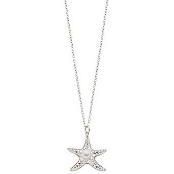 Sterling Silver Starfish Pendant