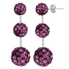 5 Purple Earrings Jewelry Kohl s